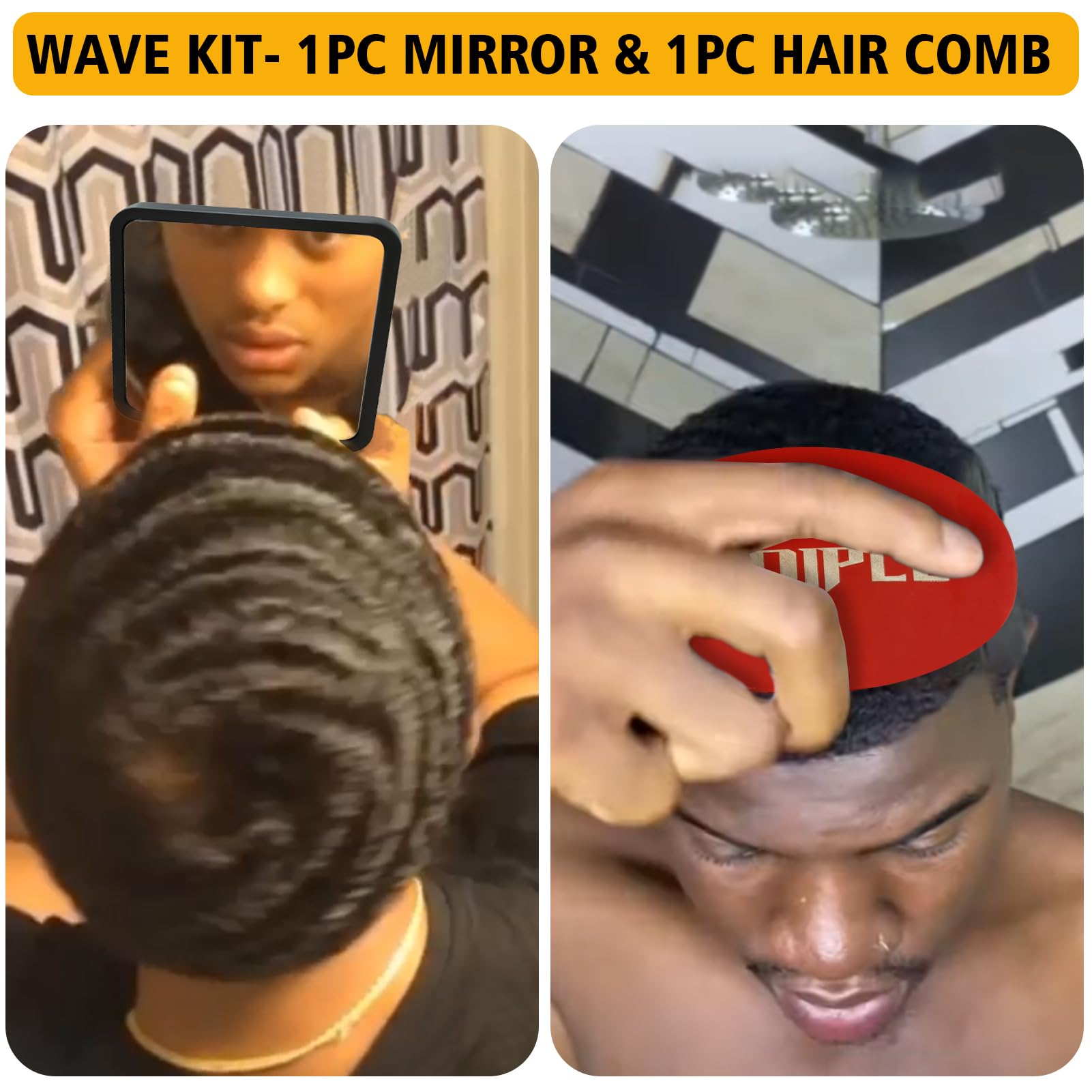 Goiple with durag and cap set demonstrating hold during compression