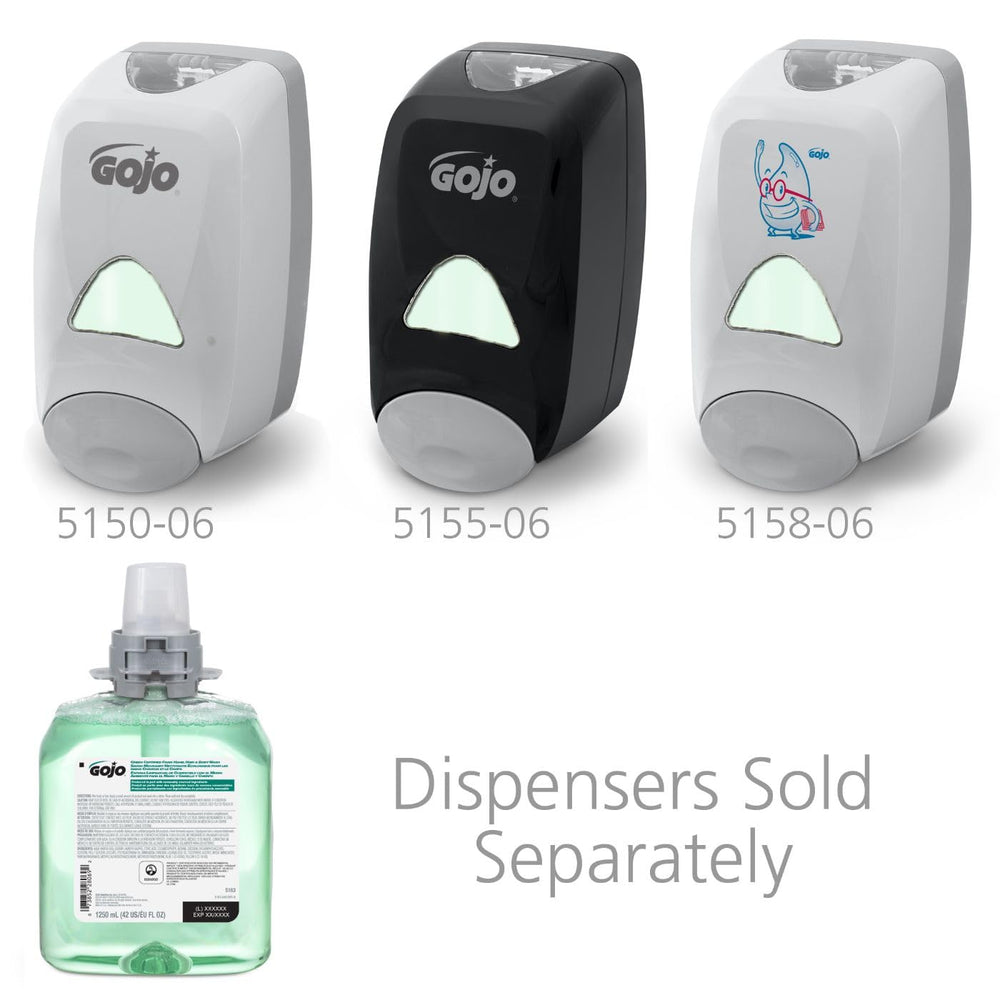 GOJO dispenser installed in restroom, shows accessibility and tidy appearance