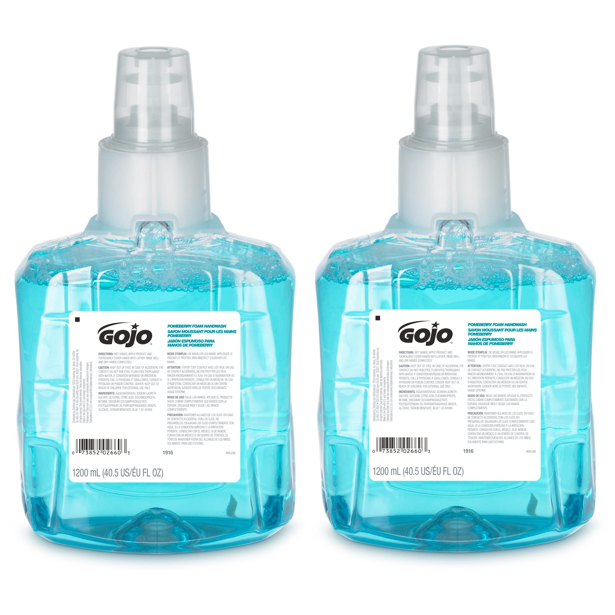 GOJO pomeberry front packaging showing brand and scent with clear product benefit
