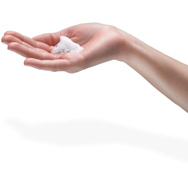 GOJO Provon used by customer in restroom showing dependable daily handwashing