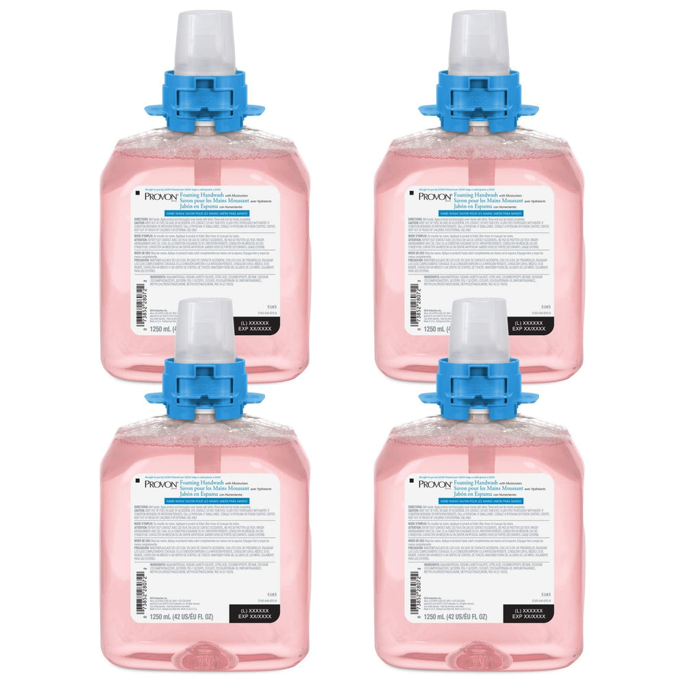 GOJO PROVON front view of cranberry refill showing label and volume benefit