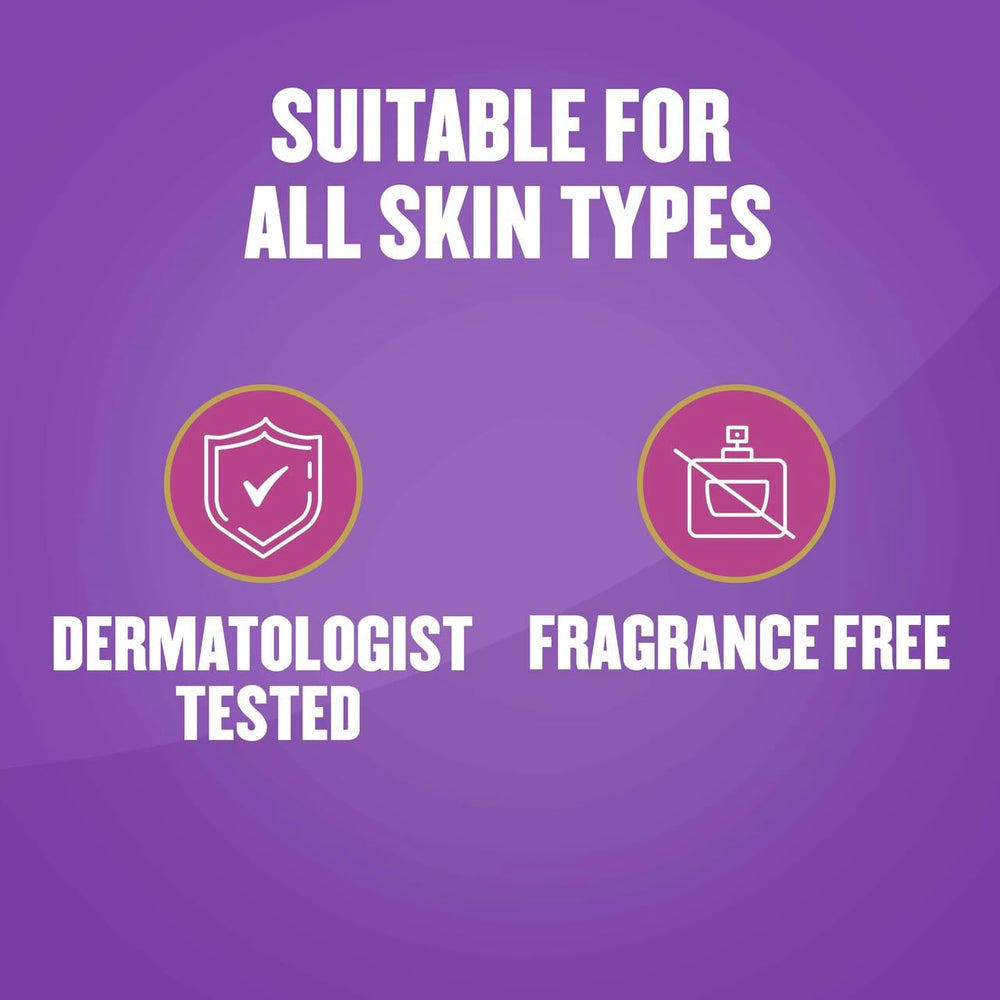 Gold Bond lotion visibly absorbing into skin for long-lasting hydration