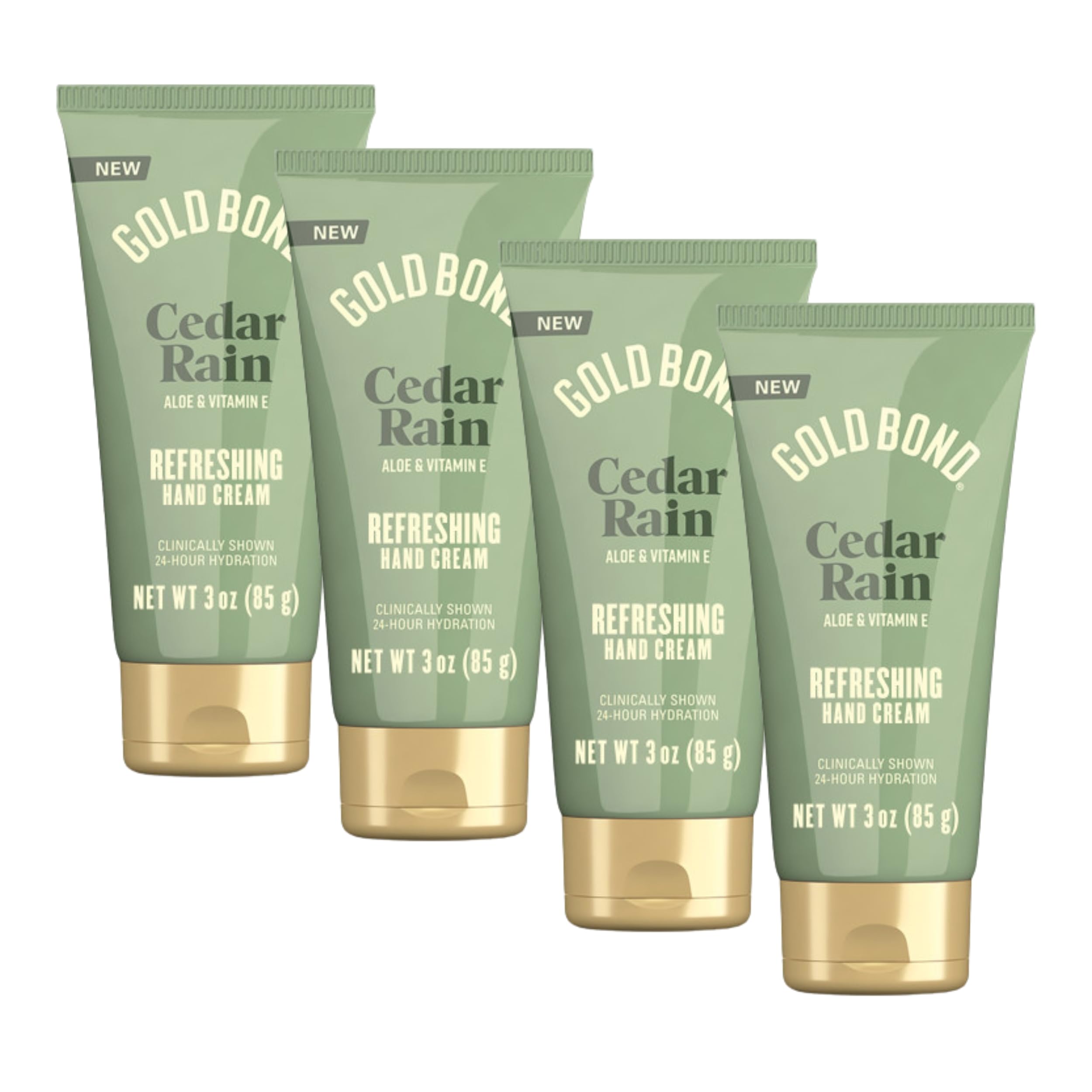 Gold Bond cedar rain front pack showing four travel tubes and branding for convenient hydration