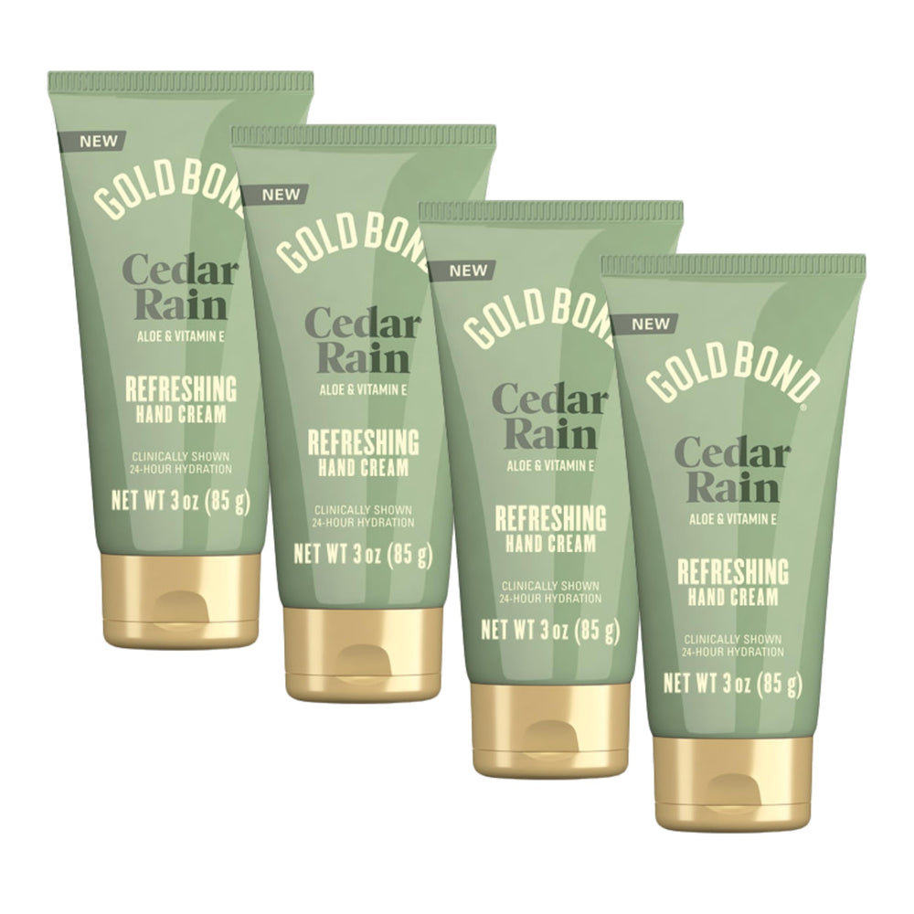 Gold Bond cedar rain front pack showing four travel tubes and branding for convenient hydration