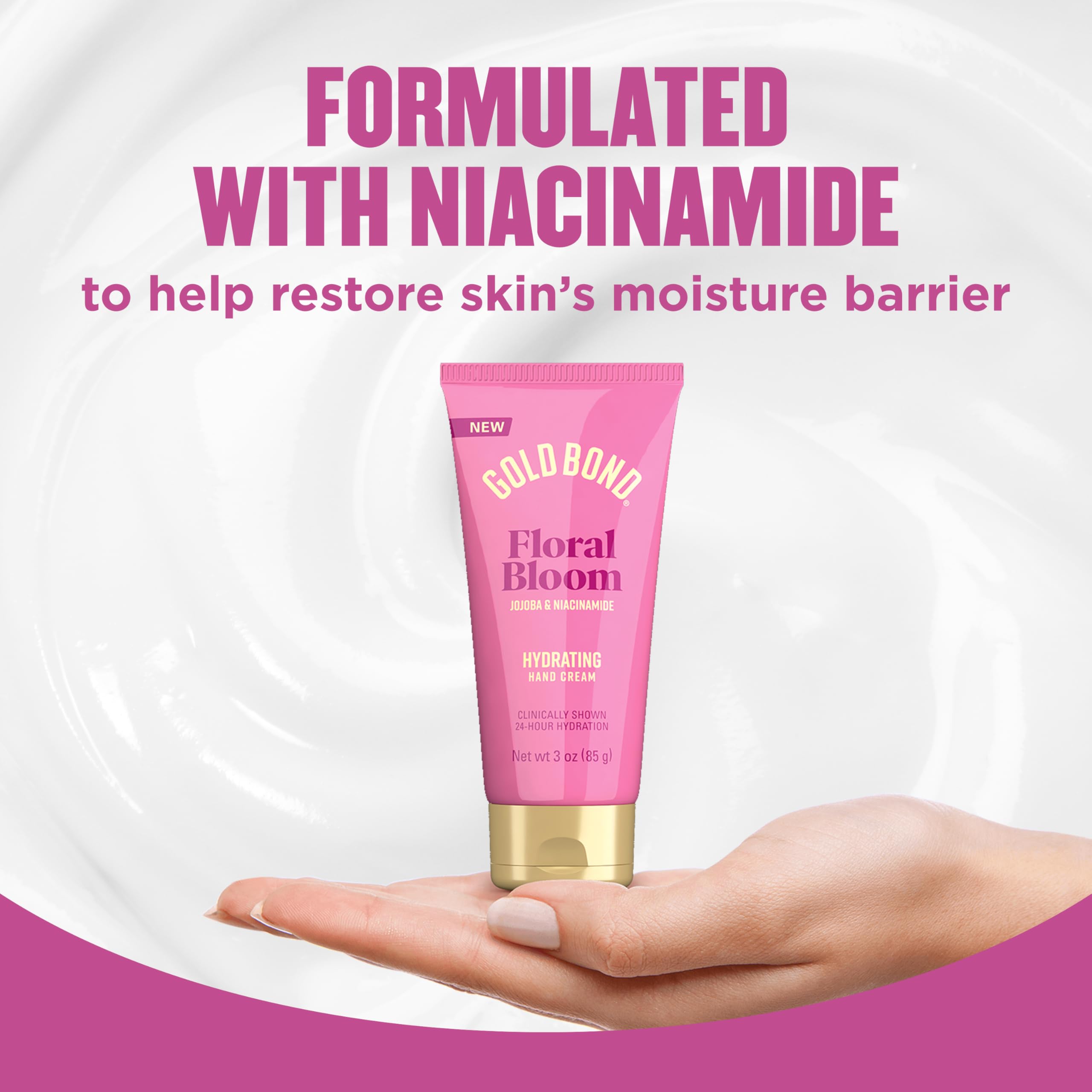 Gold Bond tube inside purse illustrating travel-friendly size and quick on-the-go moisturization