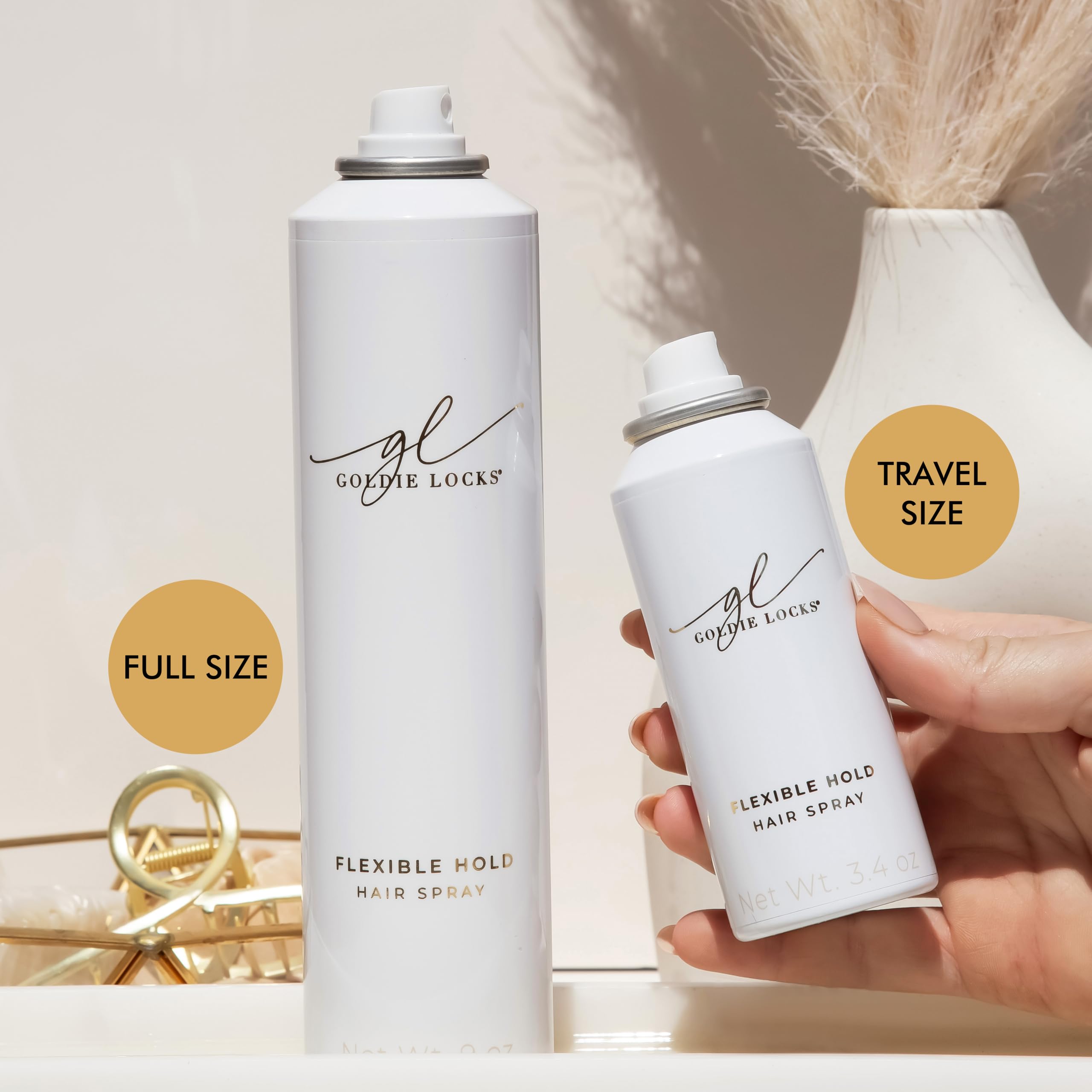 Goldie Locks ingredients label close-up highlighting clean, vegan formulation