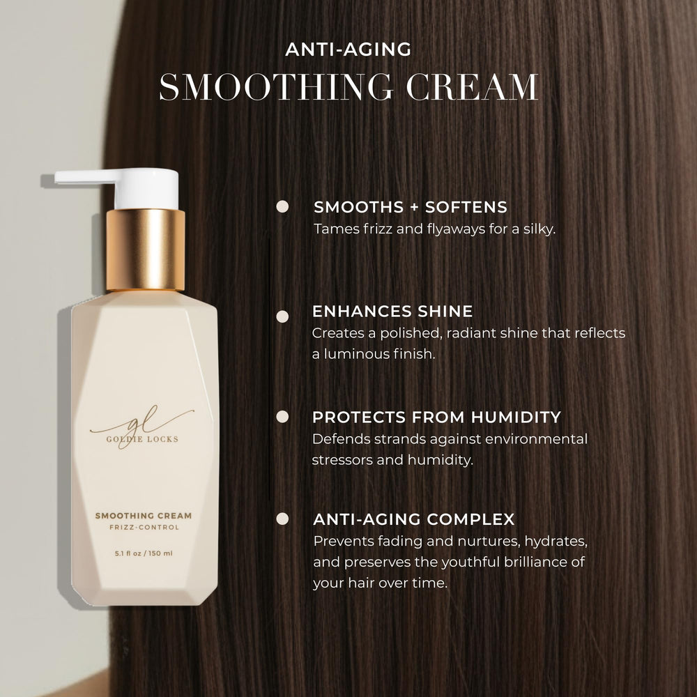 Goldie Locks texture cream on hand showing lightweight cream and quick absorption benefit