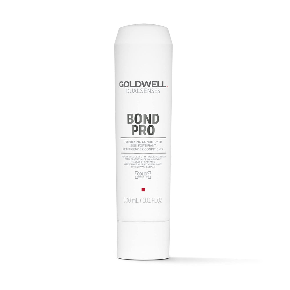 Goldwell bottle front view showing Bond Pro 300mL and easy identification benefit