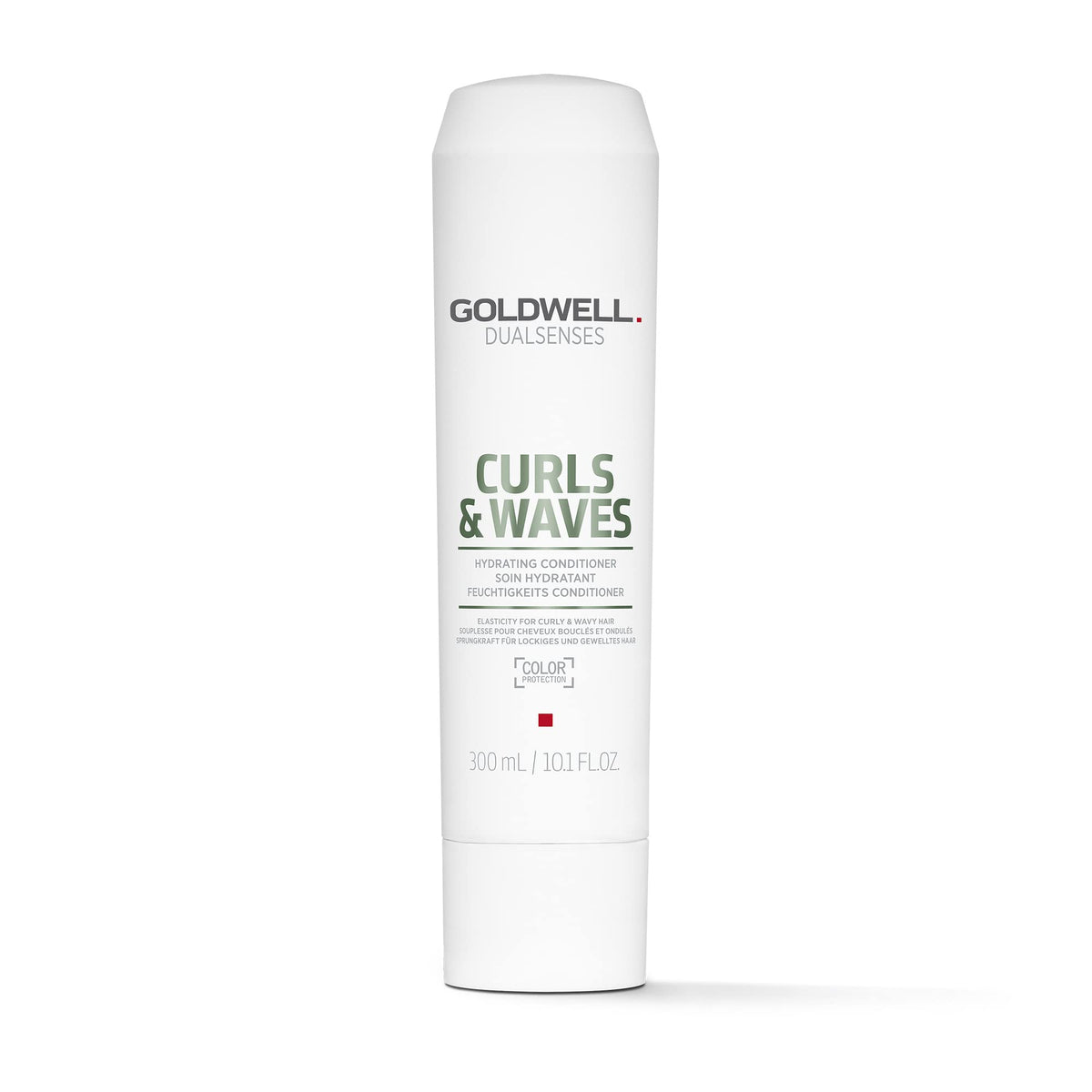 Goldwell bottle front view showing product and brand benefits