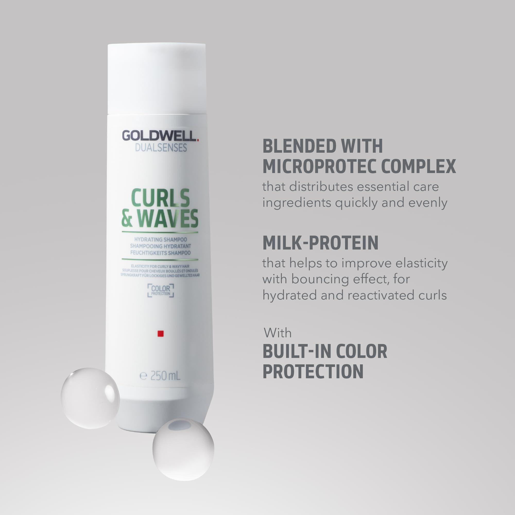 Goldwell back label close-up lists ingredients and usage instructions