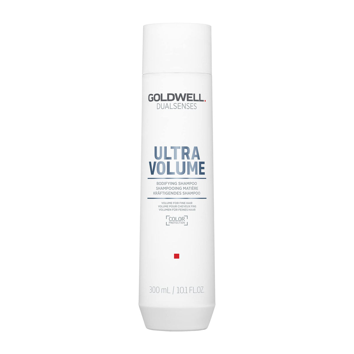 Goldwell bottle front packaging showing label and volume benefit