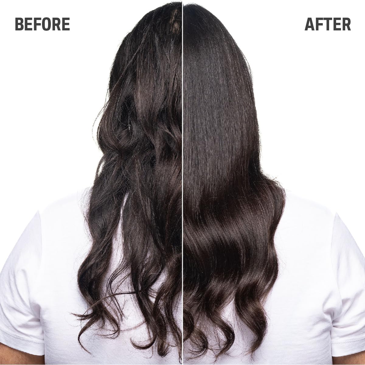 Goldwell product arranged on bathroom shelf conveying salon-quality at home