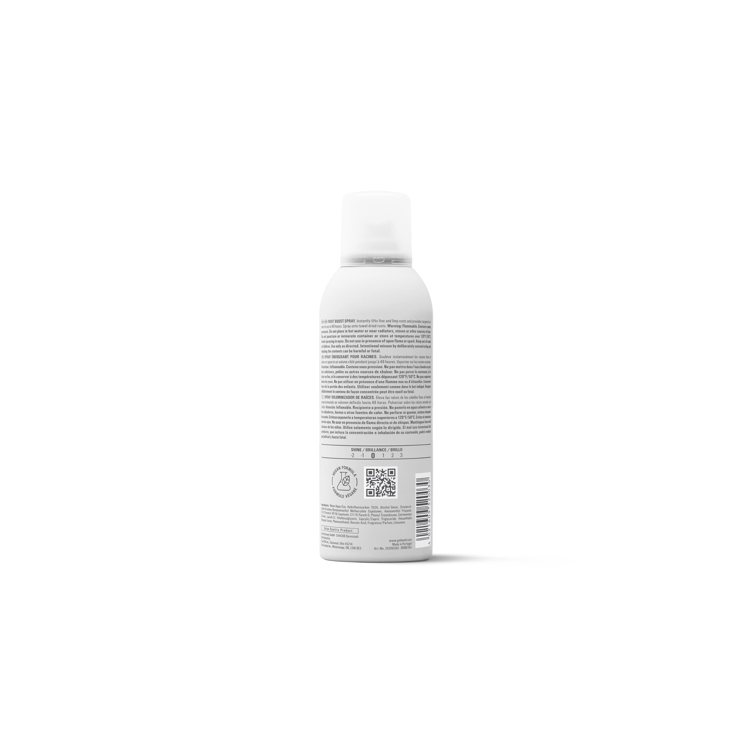 Goldwell nozzle close-up demonstrating precision spray for targeted root application benefit