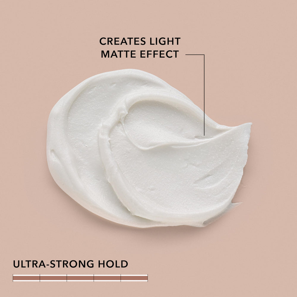 Goldwell Roughman styling in use creating textured matte hairstyle benefit