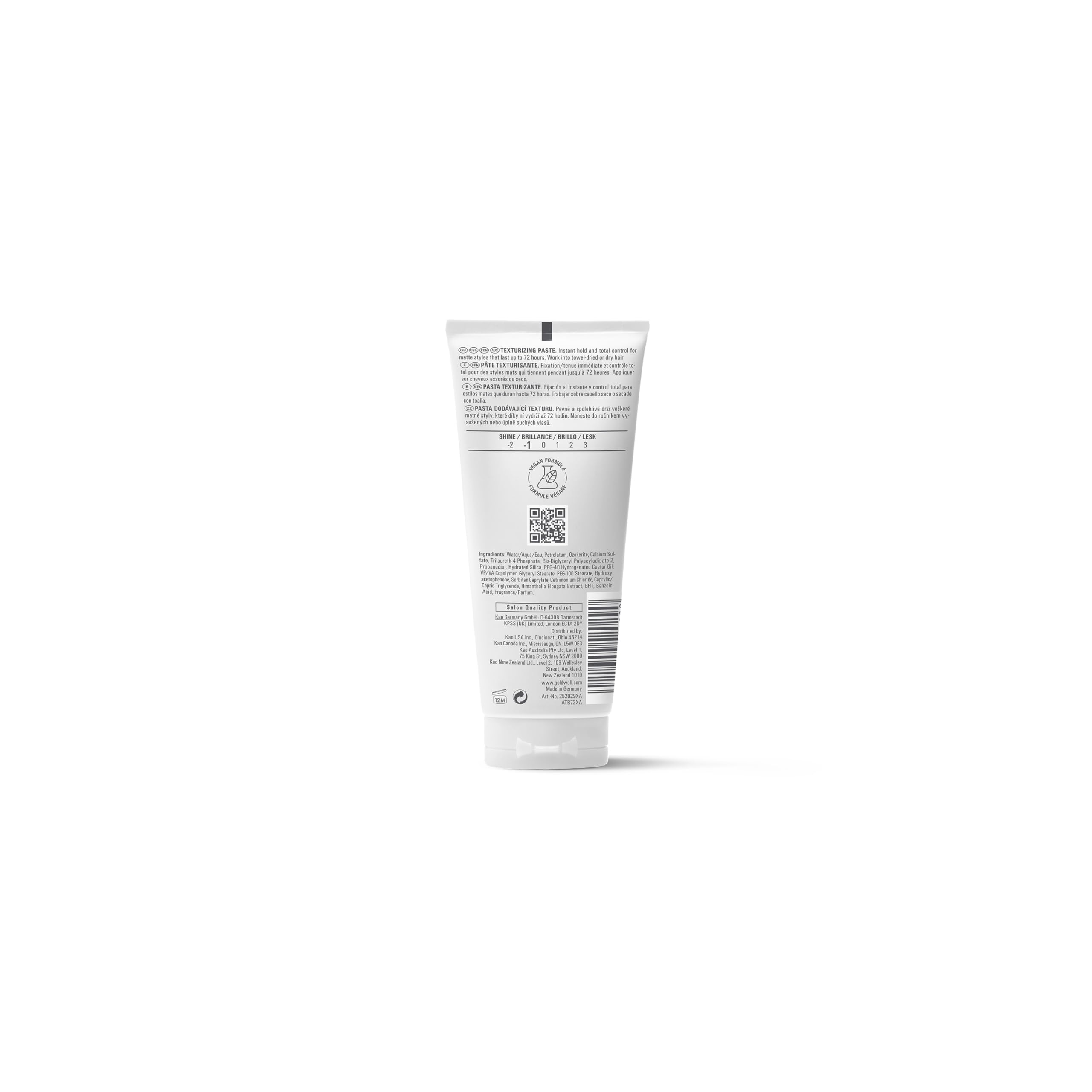 Goldwell Roughman close-up texture of paste highlighting strong hold benefit