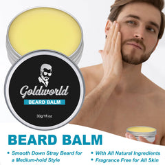 GoldWorld comb and boar-bristle brush in hand for neat styling benefits