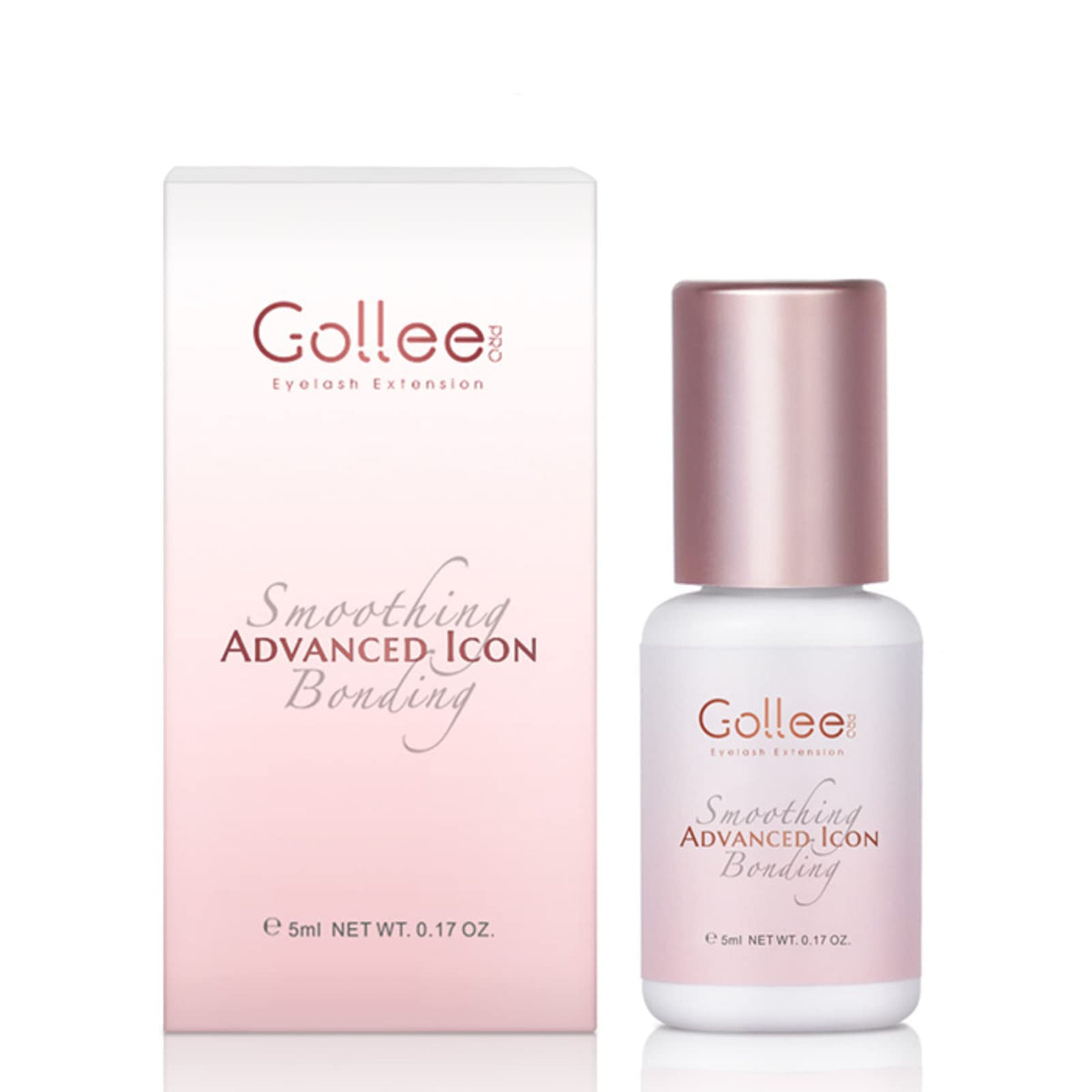 GOLLEEPRO front packaging showing professional lash glue, promotes reliable salon bonding