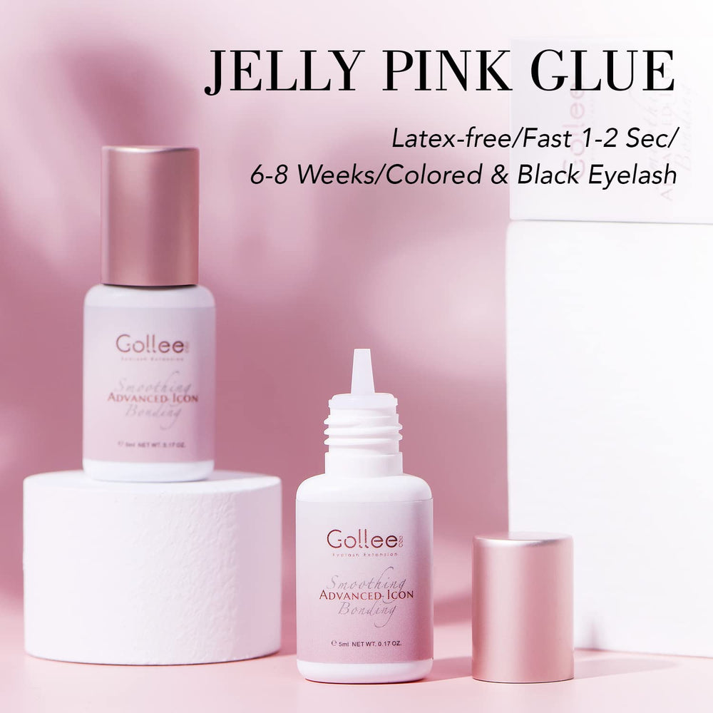 GOLLEEPRO bottle on salon station with tools, conveys low-odor comfort in professional use