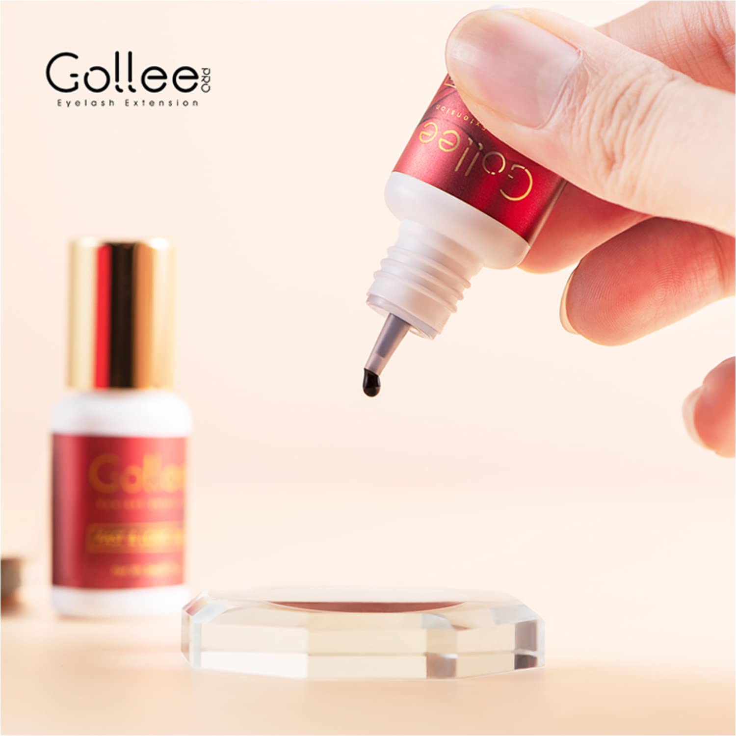 GOLLEEPRO applied by technician in salon highlighting professional use and reliable retention benefit