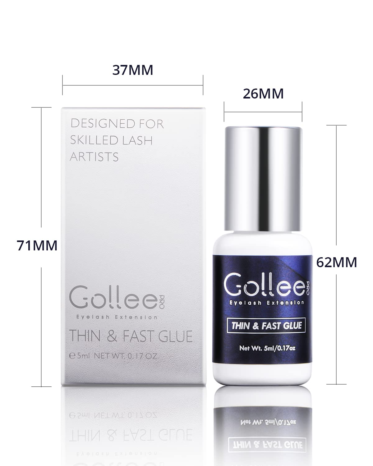 GOLLEEPRO bottles stored upright on shelf indicating proper storage and stability benefit