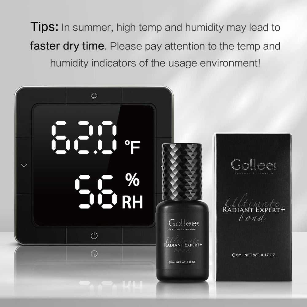 GOLLEEPRO salon setup lifestyle image showing glue in use for efficient appointments