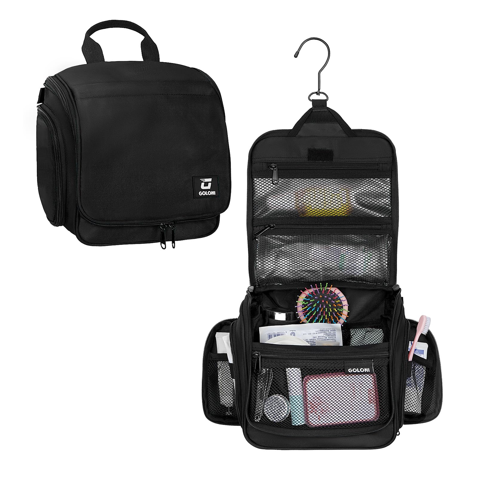 Goloni front view closed showing compact travel-ready design and protection