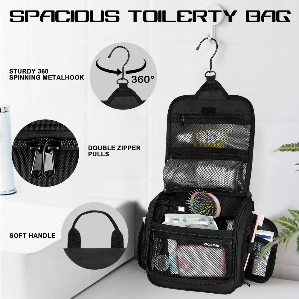 Goloni mesh pocket detail displaying organized visibility of items