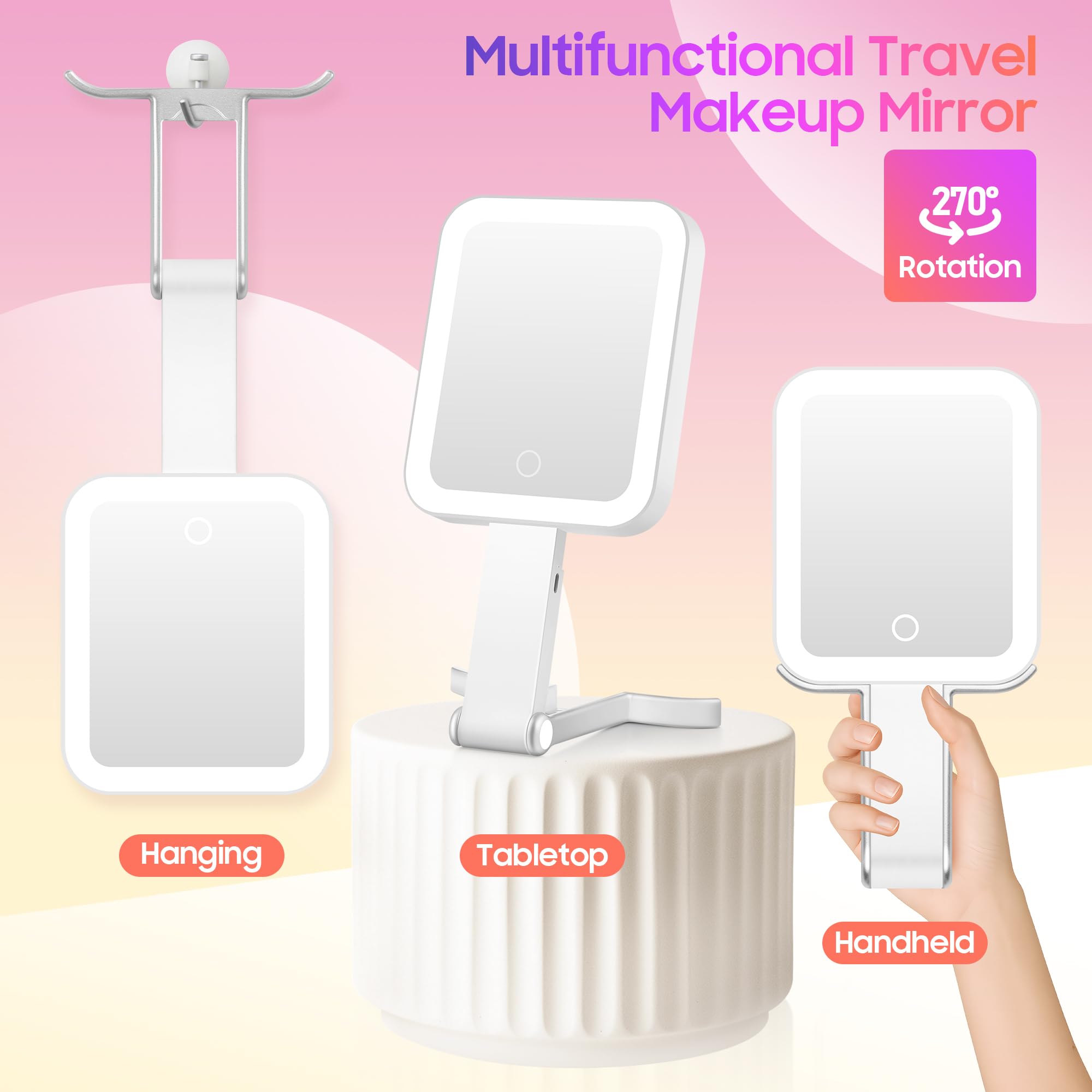 GOMIPURU open 1X side displays full-face view for makeup and hair