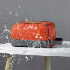 Gonex zippered mesh pocket close-up for breathable organized storage