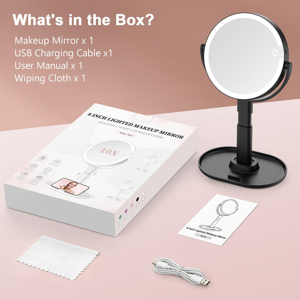 GONOBLE compact mirror packed for travel highlighting lightweight portability