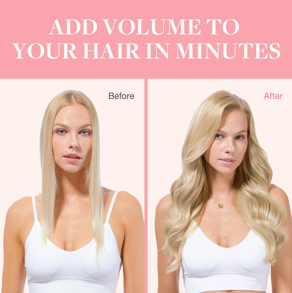 GOO GOO length comparison on model demonstrating natural layering benefit