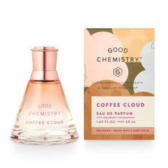 Good Chemistry front bottle shot showing elegant perfume and warm appeal