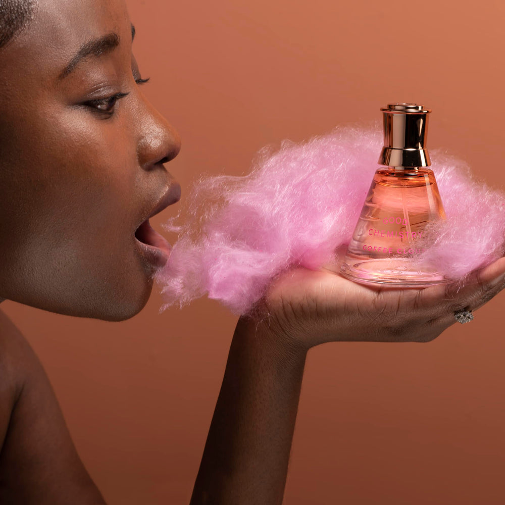 Good Chemistry mist spray close-up demonstrating fine texture and even coverage