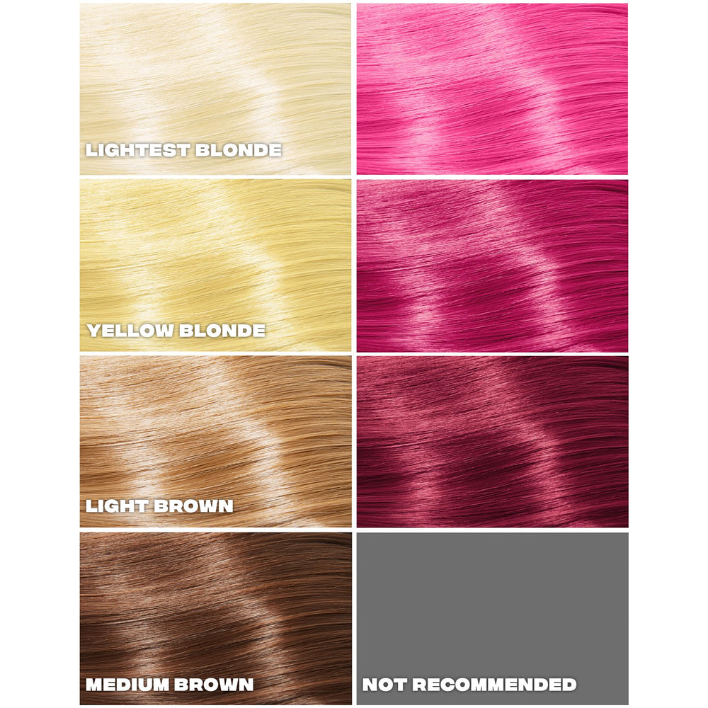 Good Dye Young Brainwash being applied in salon for even vibrant pink coverage