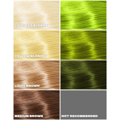 Good Dye Young Limelight tube label detail showing branding and vegan, cruelty-free benefit