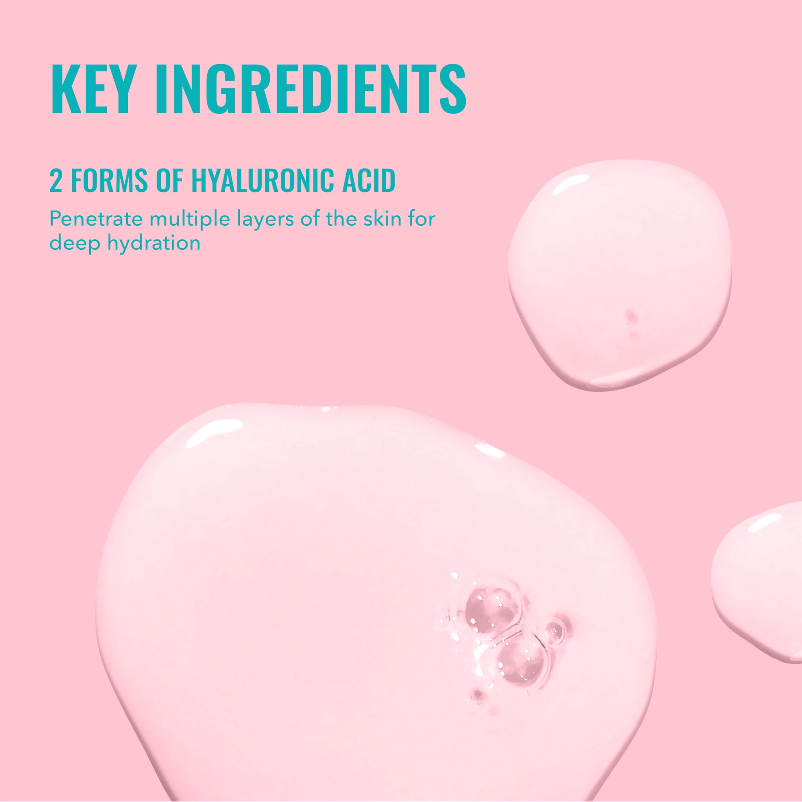 Good Molecules serum droplet texture demonstrating lightweight, fast-absorbing hydration