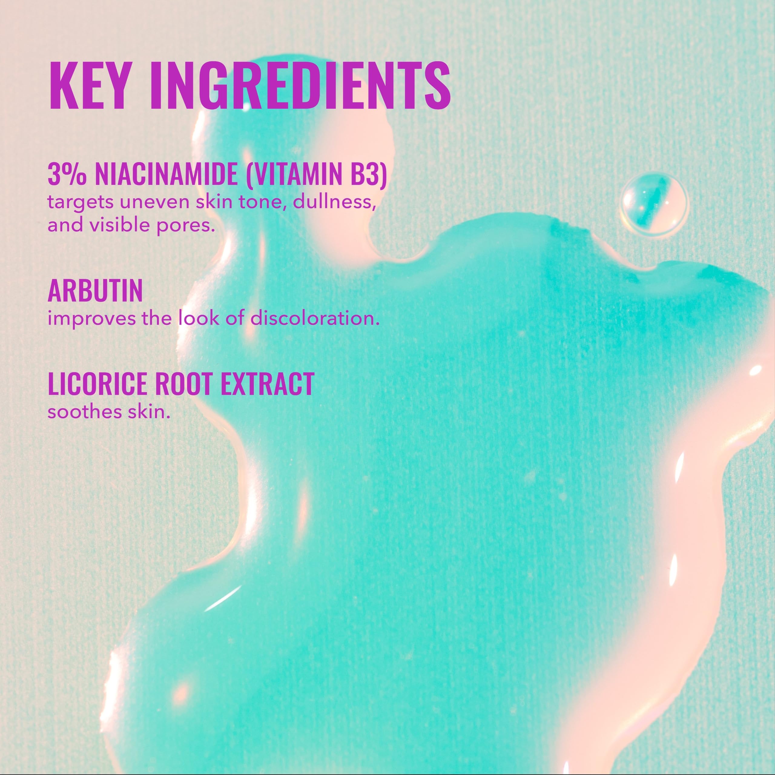 Good Molecules toner poured into palm demonstrating absorbency