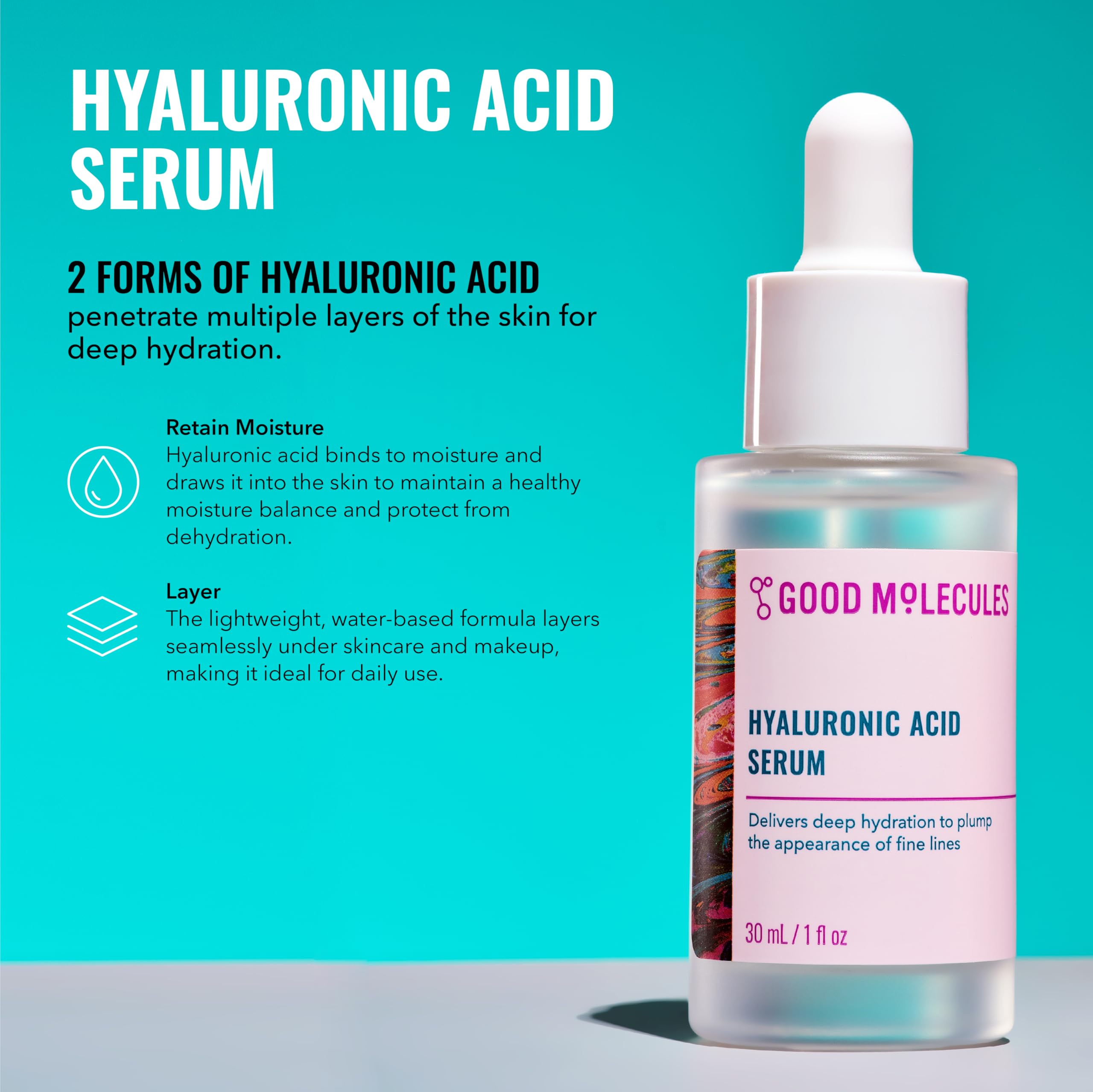 Good Molecules yerba mate wake up eye gel application closeup refreshing eyes