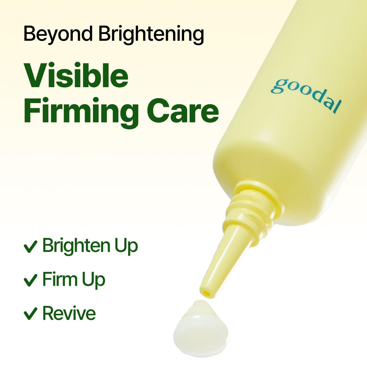 GOODAL applying eye cream under-eye demonstrating gentle, non-irritating benefit