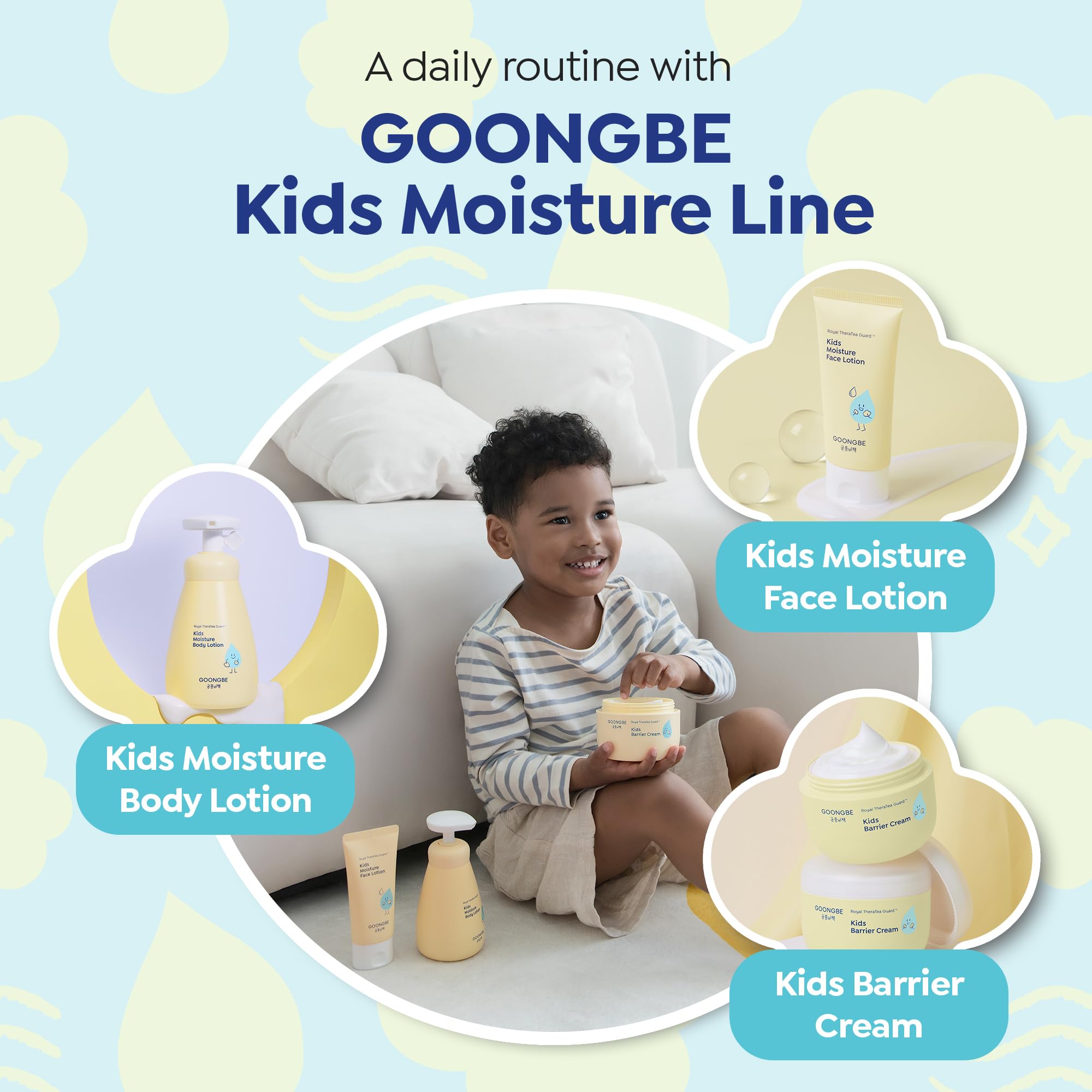 GOONGBE product label close-up listing key lipids and clean ingredients