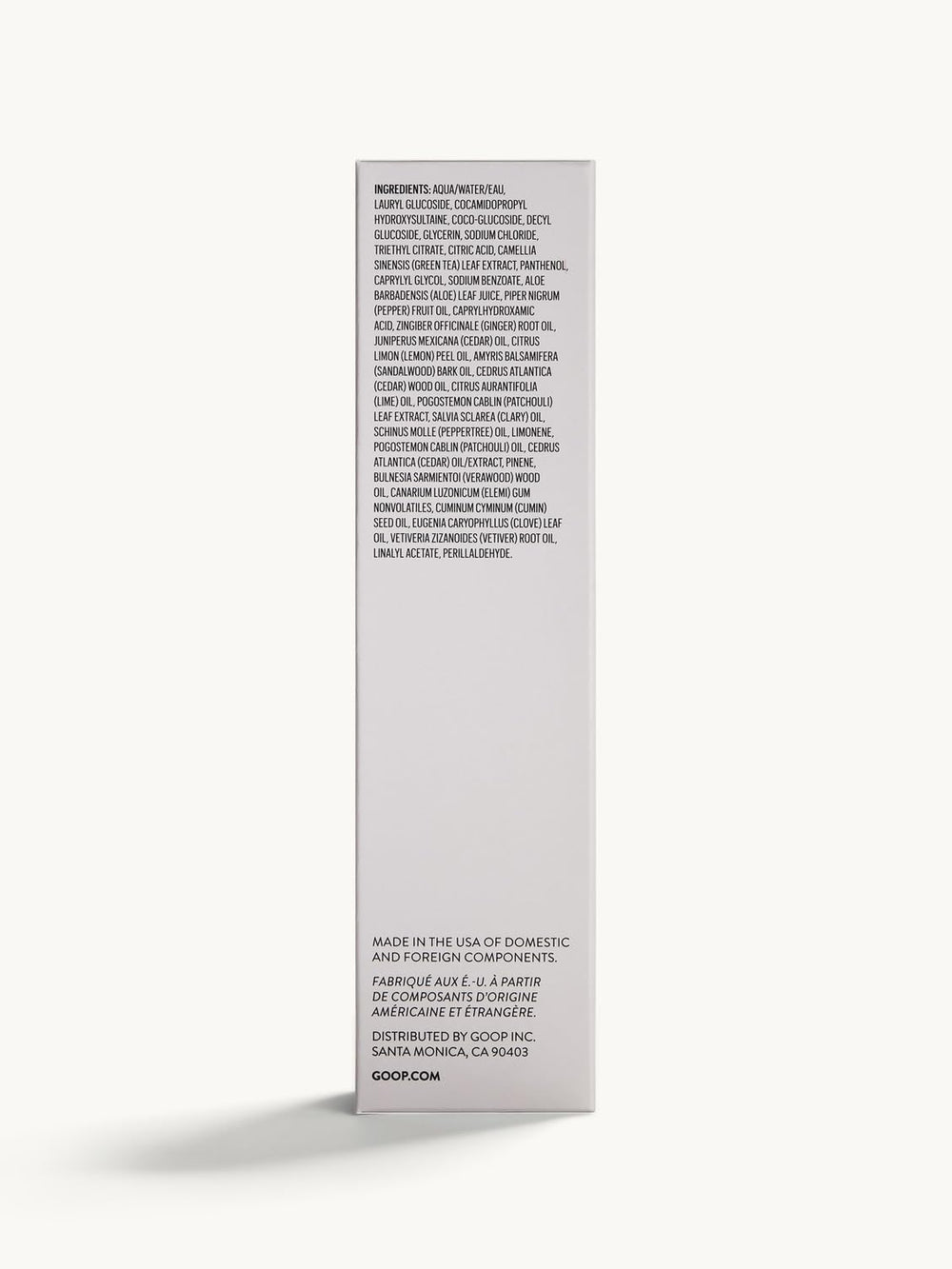 goop cap and pump detail demonstrating convenient dispensing control