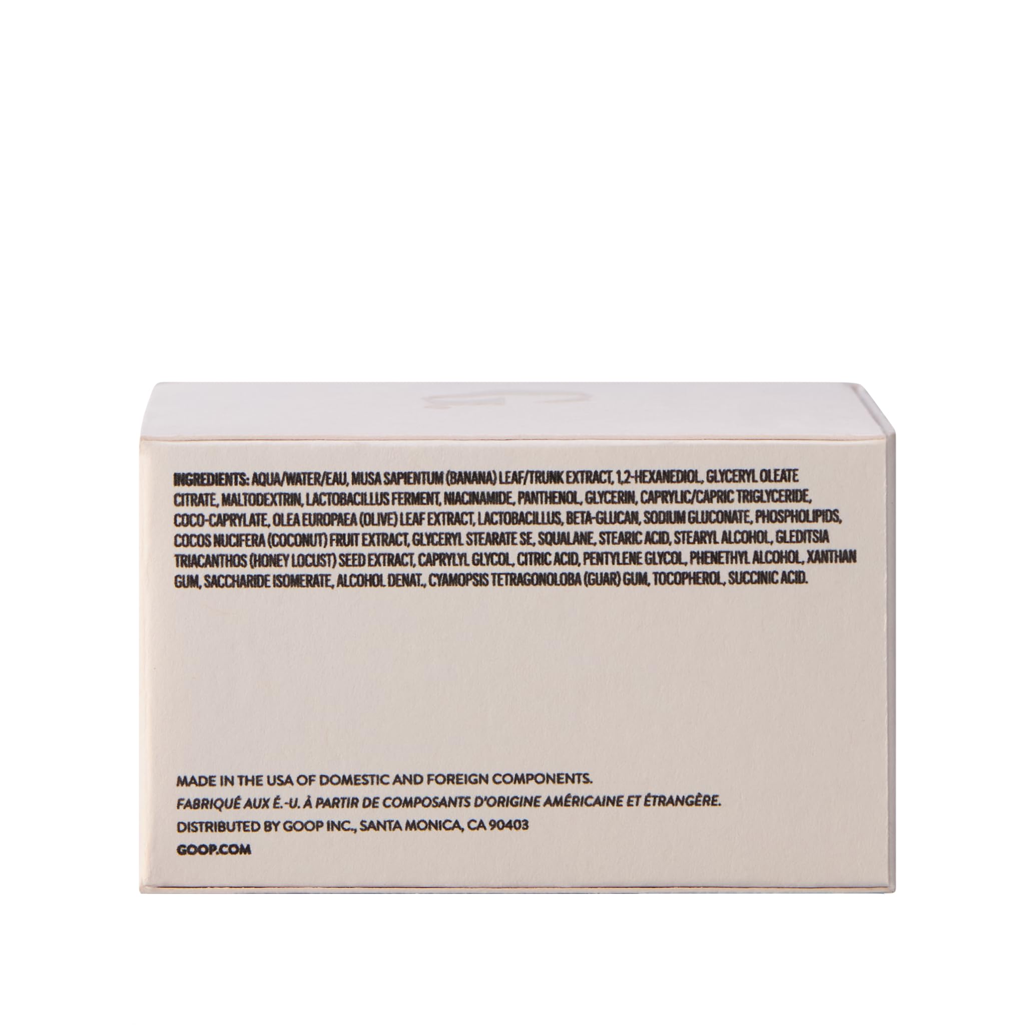 goop mask placed on a vanity near skincare for a refreshed routine