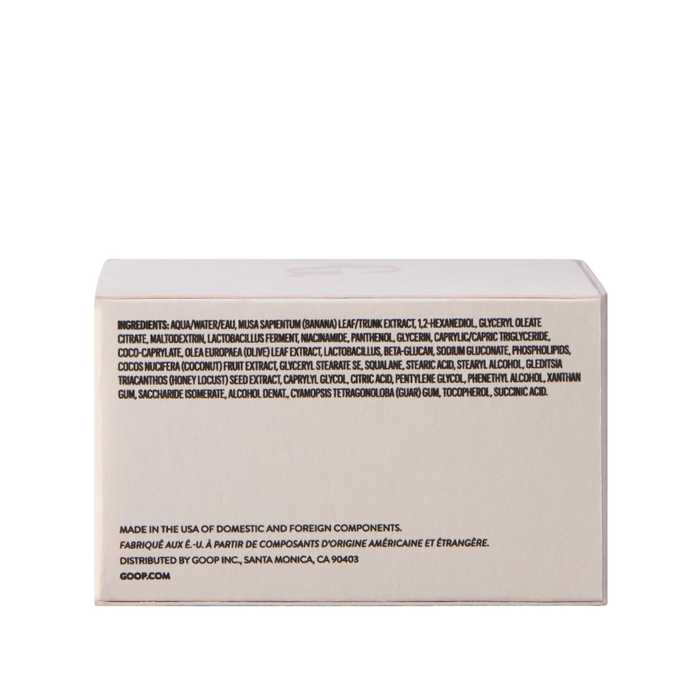 goop mask placed on a vanity near skincare for a refreshed routine
