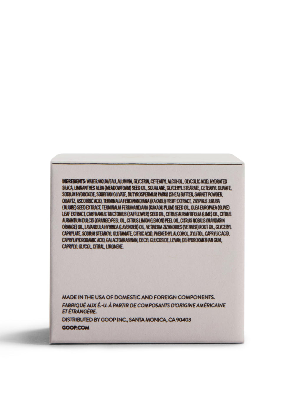 goop rinsed skin close-up showing smoother-looking texture after use