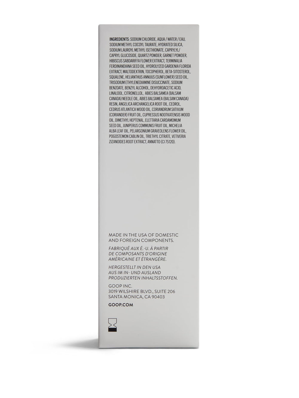goop microderm in bathroom lifestyle setting illustrating a spa-like shower ritual