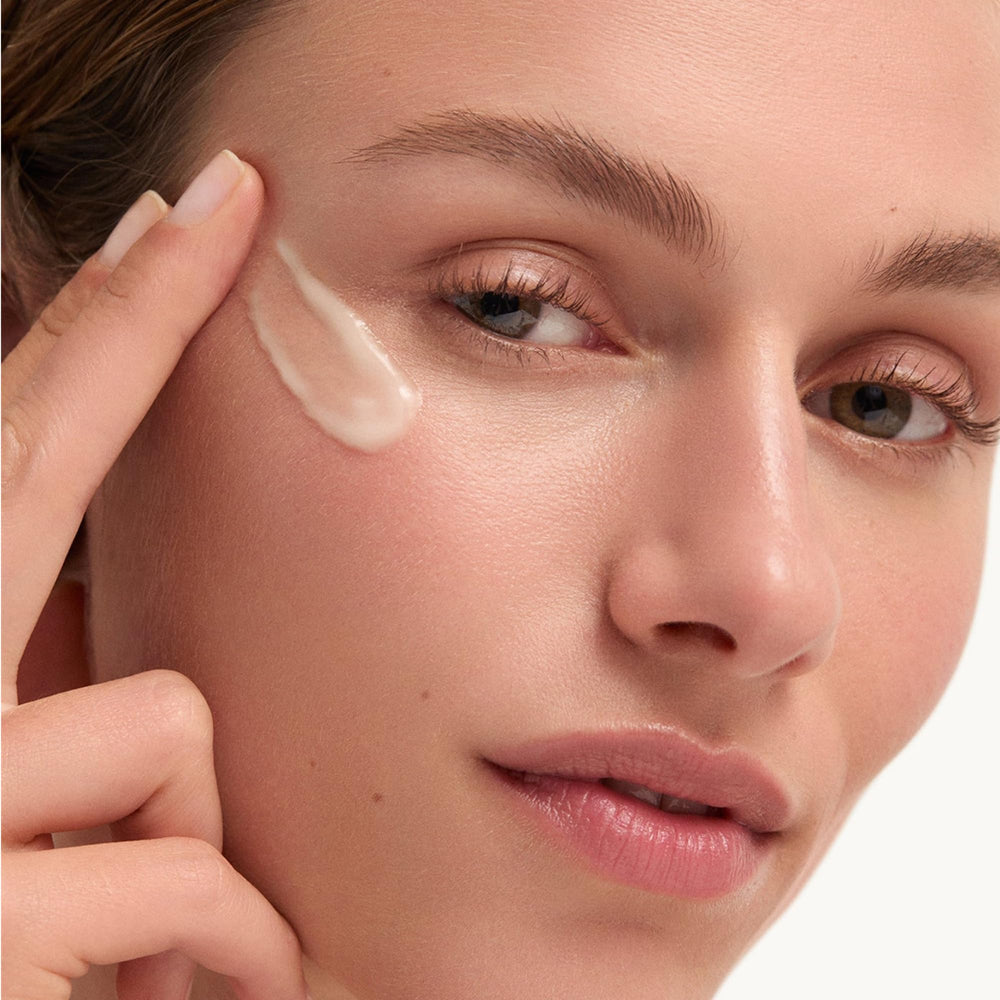 goop peptide serum applied to skin demonstrating hydration and smoothing effect