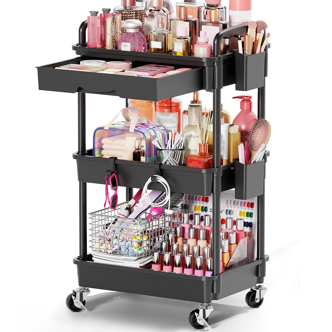 Goovilla front view showing three tiers and neat organization benefit