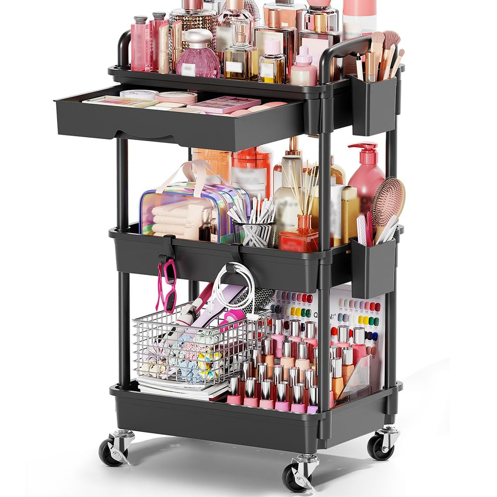 Goovilla front view showing three tiers and neat organization benefit