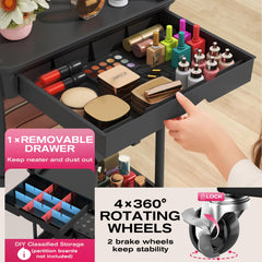 Goovilla removable drawer placed on vanity top for easy daily access