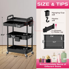 Goovilla top surface with styling tools illustrating quick-access benefit
